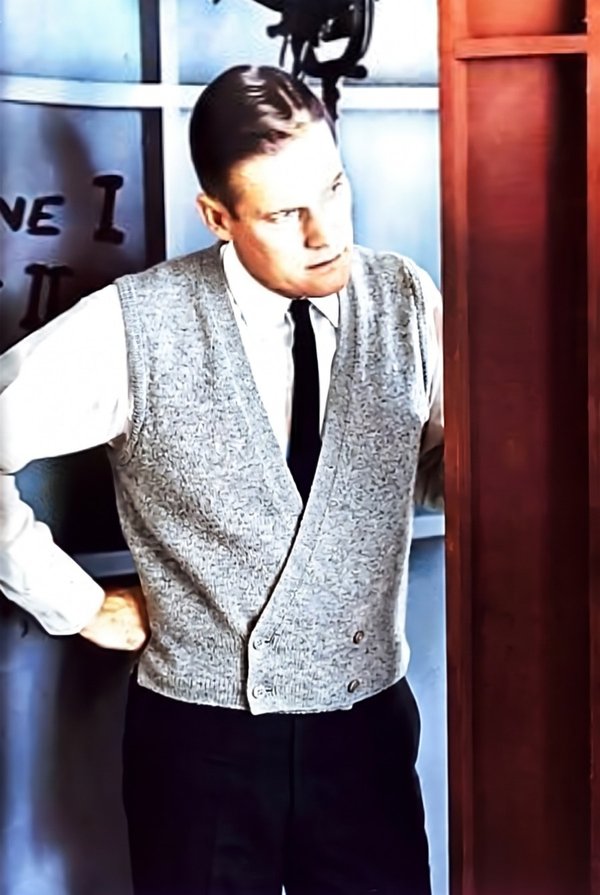 The Camelot Waistcoat, an original 1960s knitting pattern