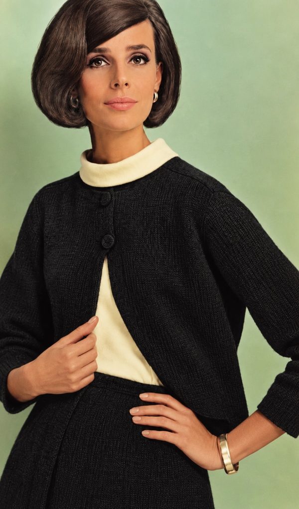 The Embassy Jacket, an original 1960s knitting pattern